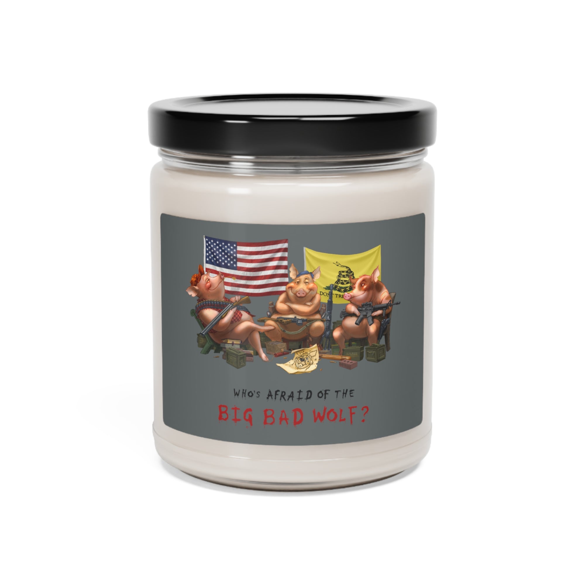 "Pakin Pigs" 9oz Scented Soy Candle,