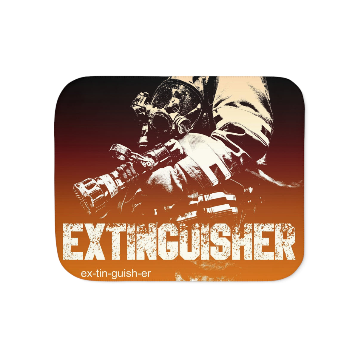Extinguisher Sherpa Blanket, Two Colors