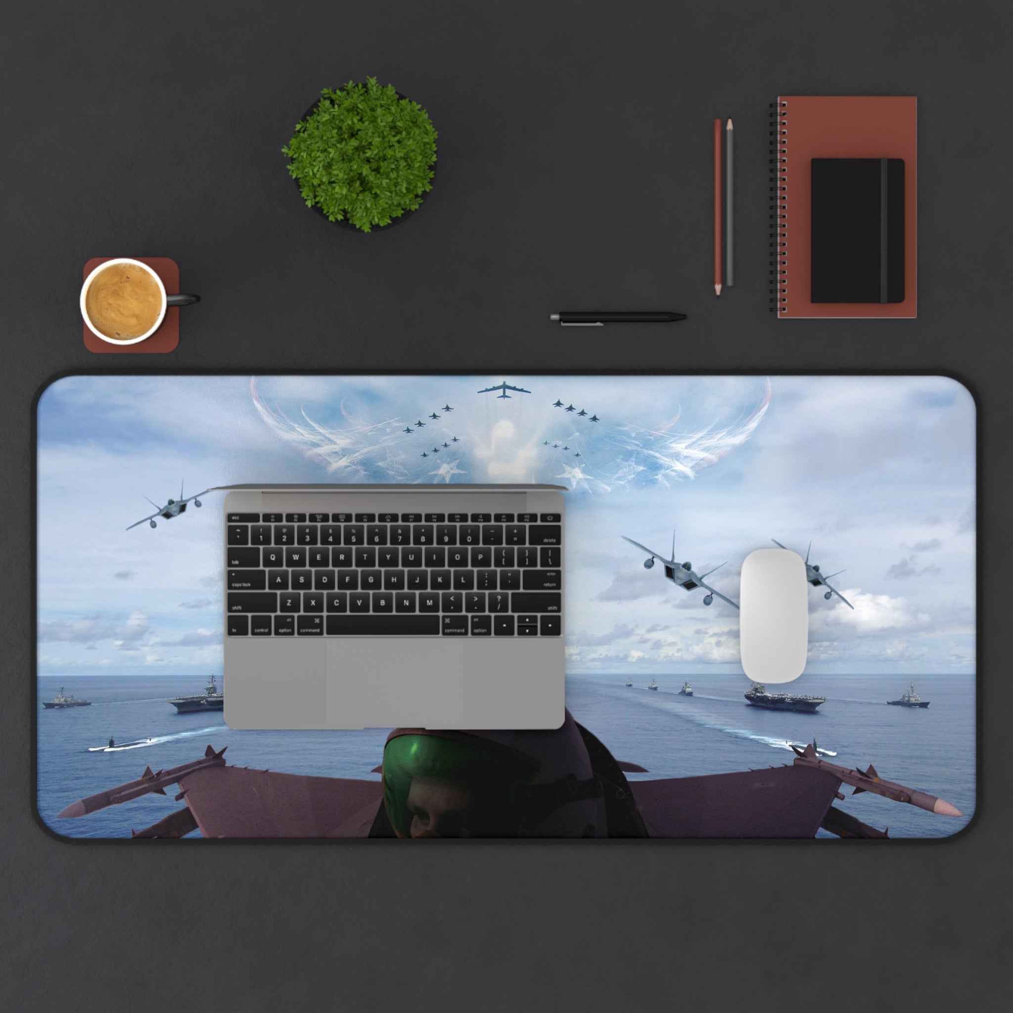 Mat Angels Angels Overhead Desk Mat - No Greater Love Art