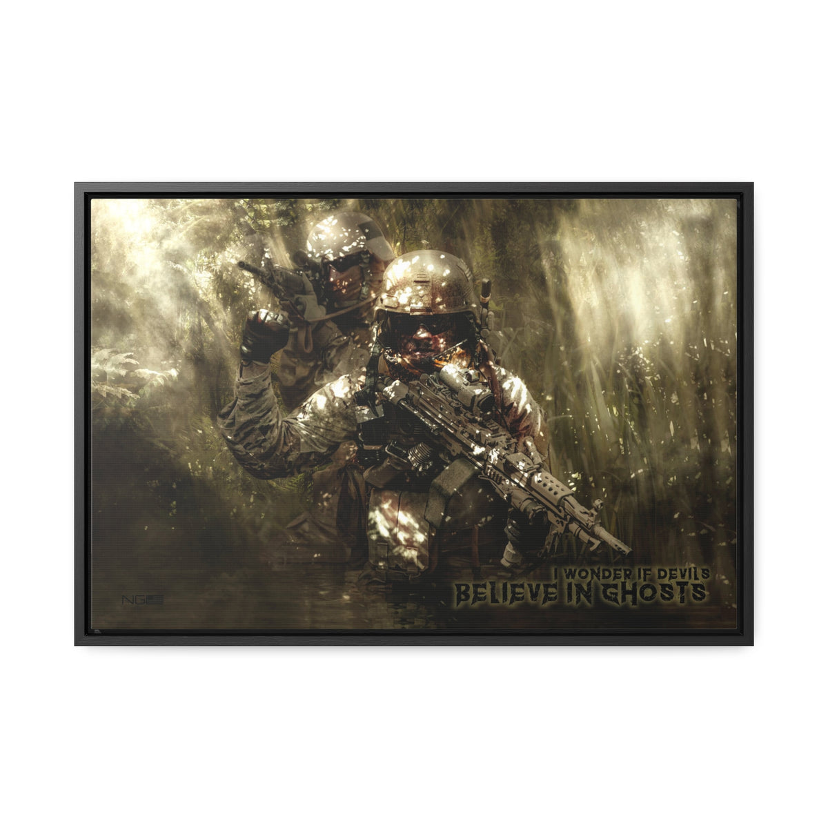 Hunting Devils - Framed Gallery Wrapped Canvas