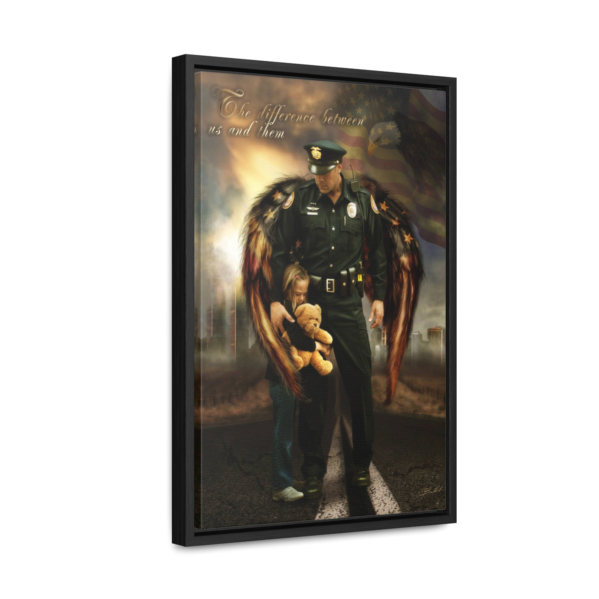 The Difference - Framed Gallery Wrapped Canvas