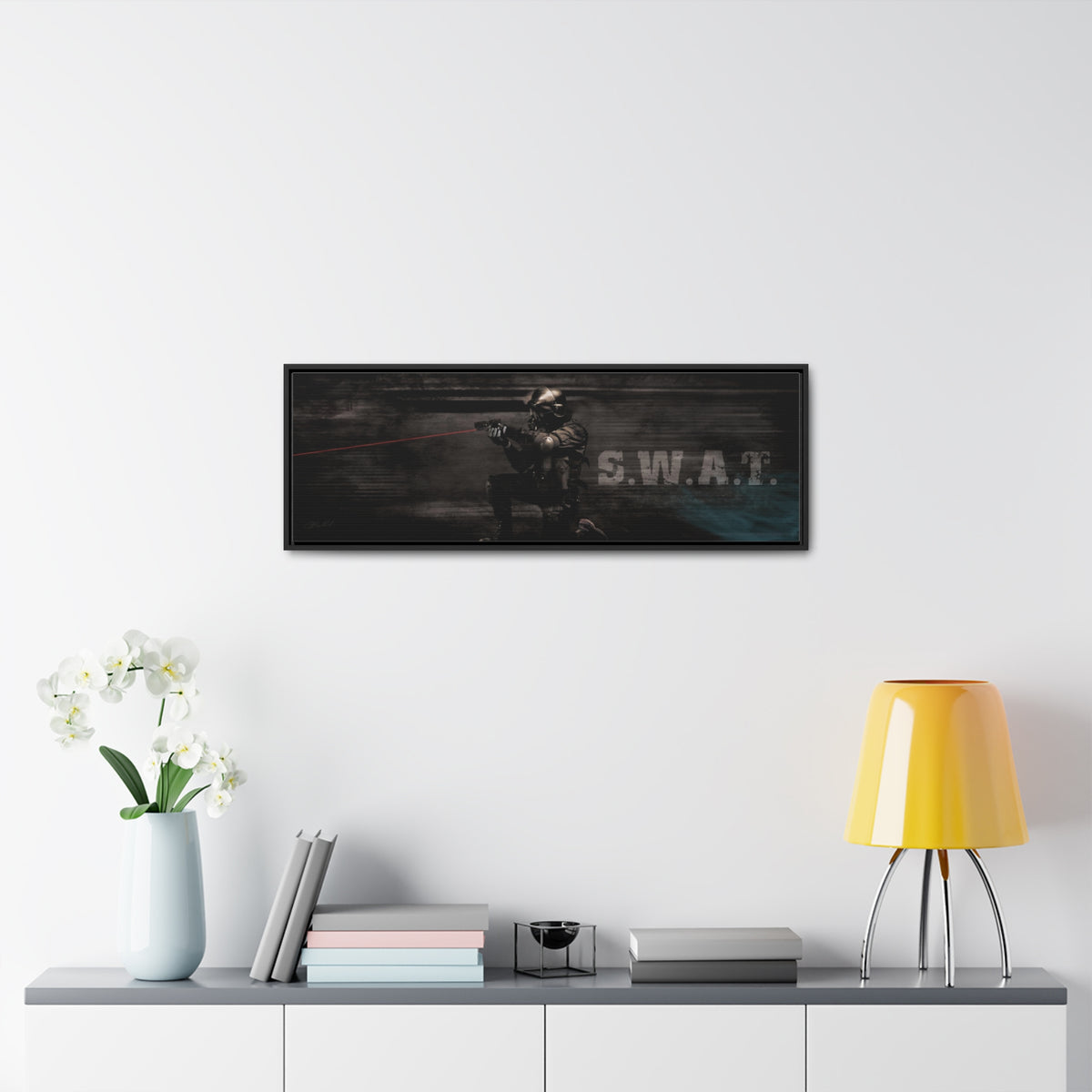 S.W.A.T.  - Framed Gallery Wrapped Canvas