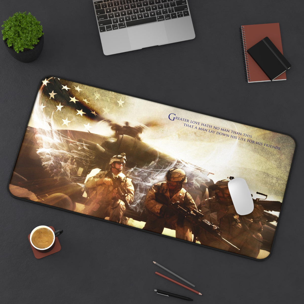 Angels on the Ground Desk Mat