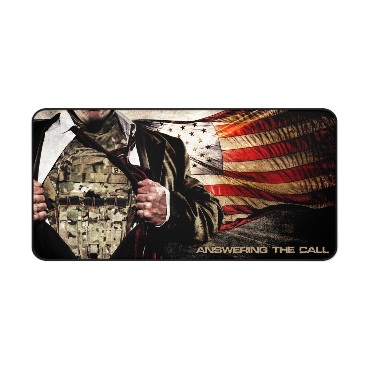 Answering the Call Military Desk Mat