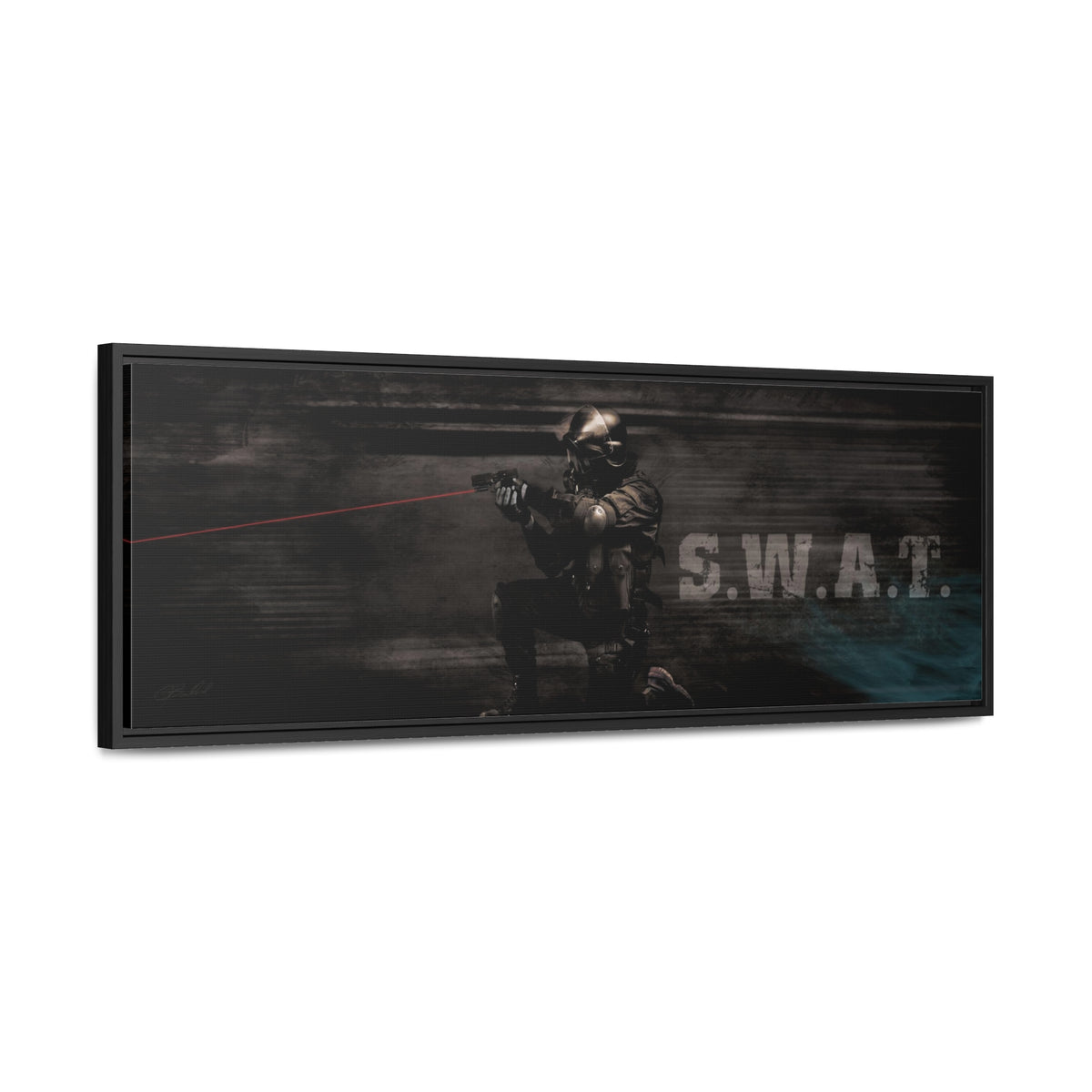 S.W.A.T.  - Framed Gallery Wrapped Canvas