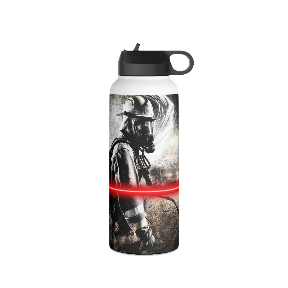 Send Me Firefighter Stainless Steel Water Bottle