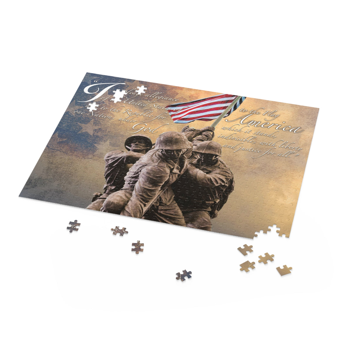 Pledge of Allegiance Puzzle (120, 252, 500-Piece)