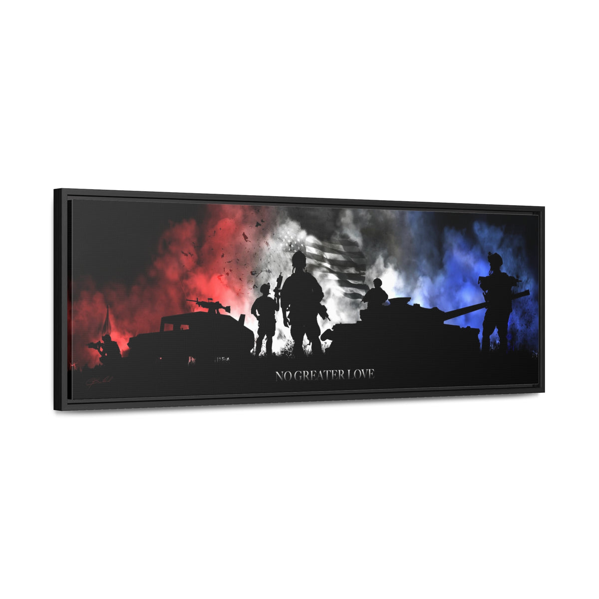 Colors of Freedom- Framed Gallery Wrapped Canvas