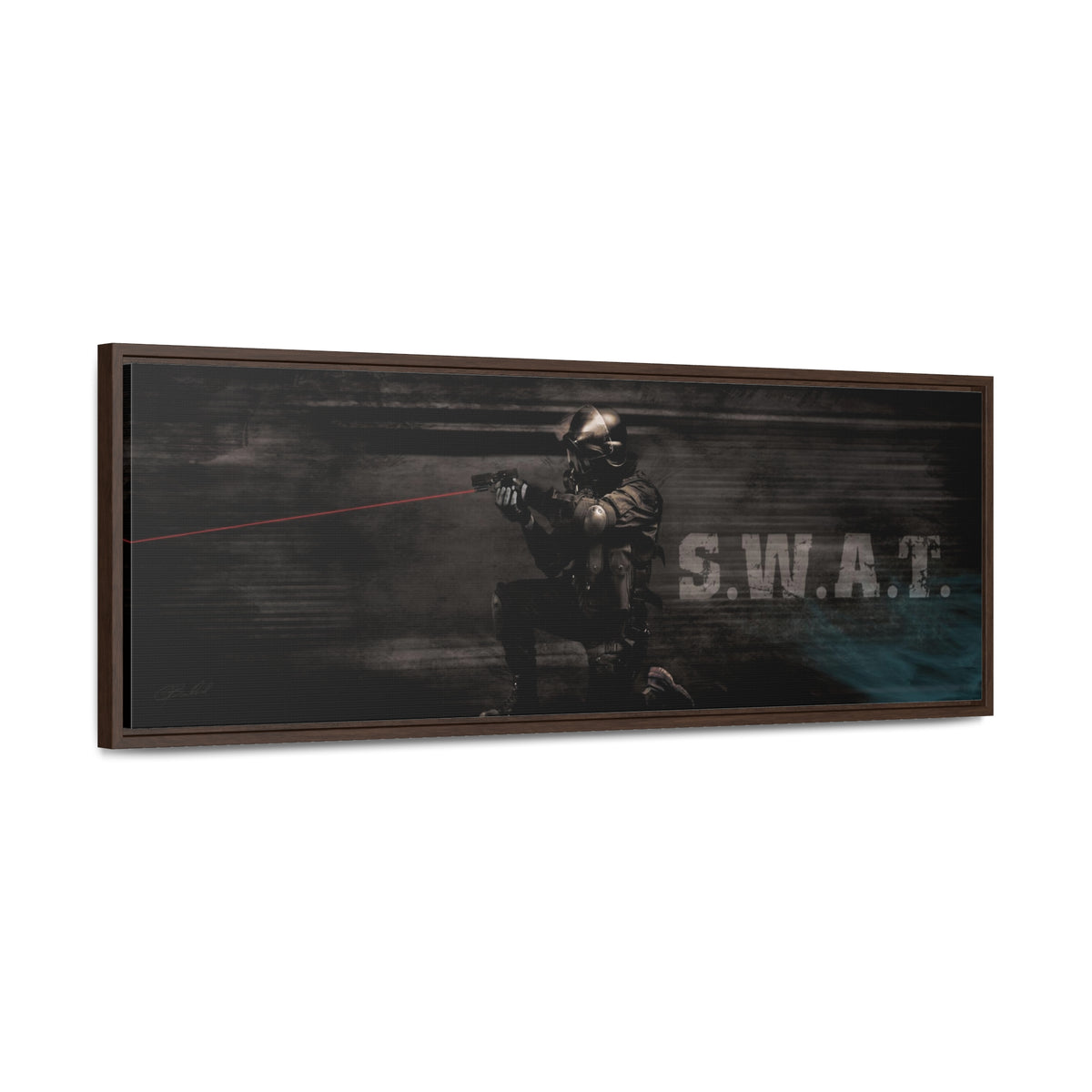 S.W.A.T.  - Framed Gallery Wrapped Canvas