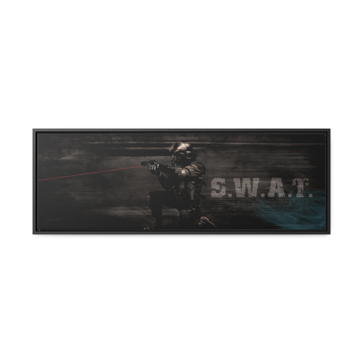 S.W.A.T.  - Framed Gallery Wrapped Canvas