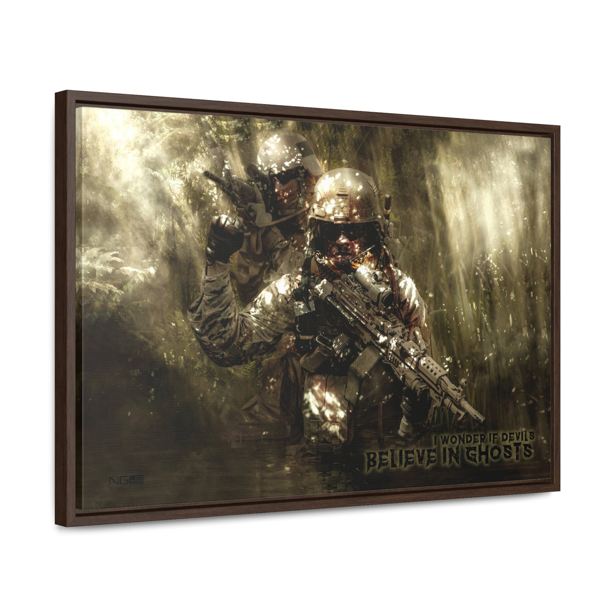 Hunting Devils - Framed Gallery Wrapped Canvas