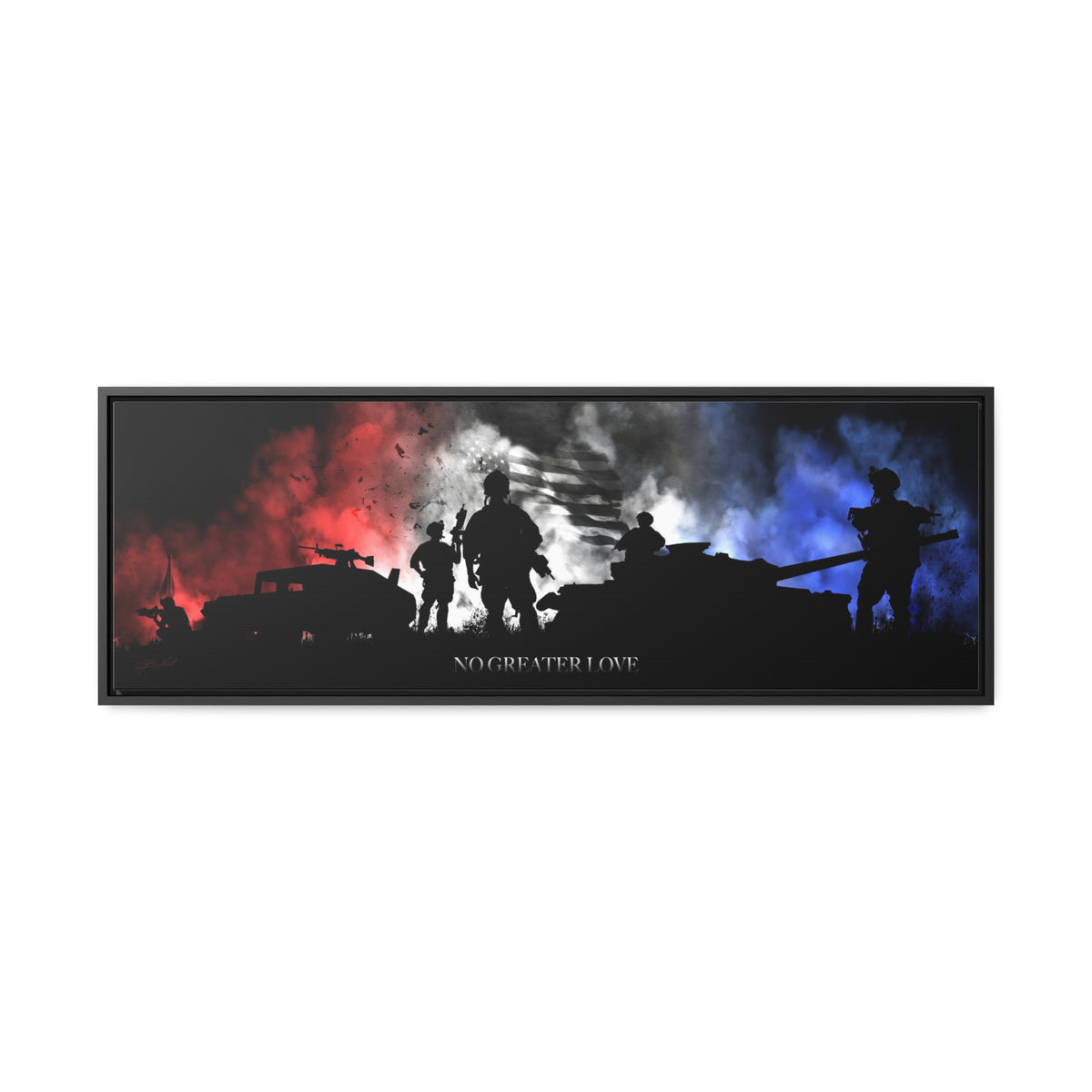 Colors of Freedom- Framed Gallery Wrapped Canvas