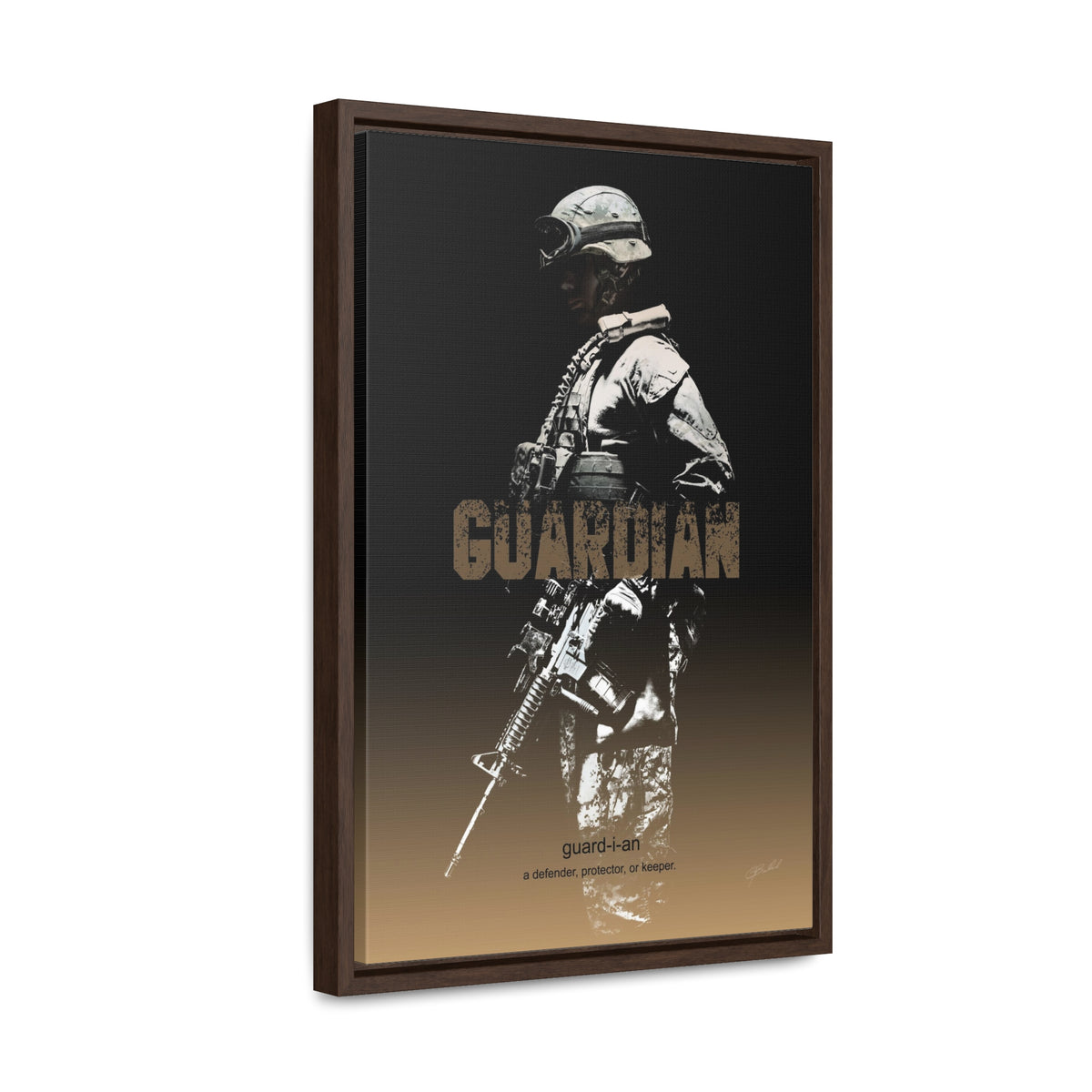 Guardian - Framed Gallery Wrapped Canvas