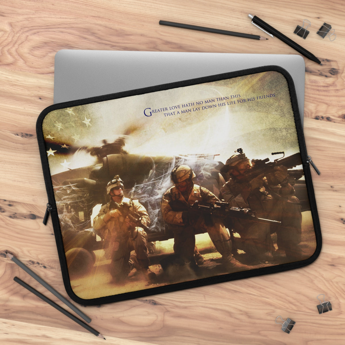 Angels on the Ground Laptop Sleeve