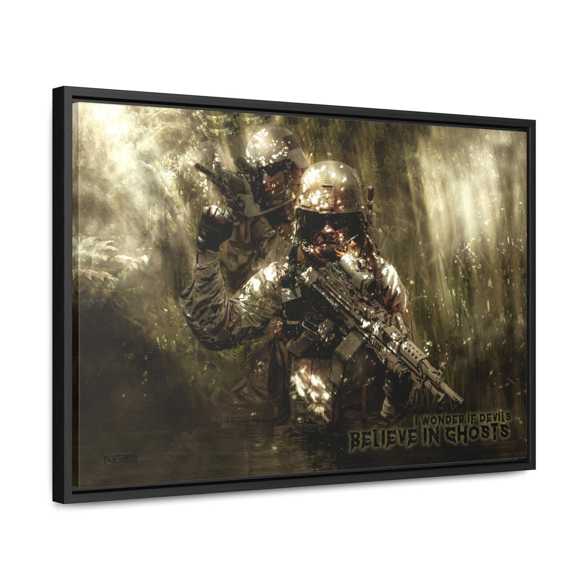 Hunting Devils - Framed Gallery Wrapped Canvas