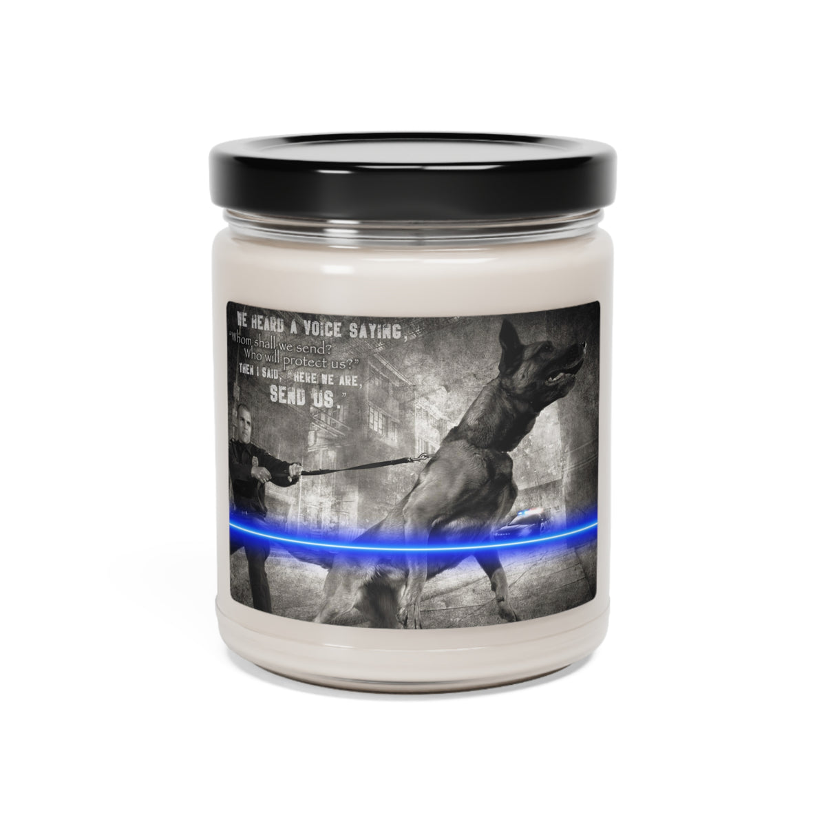 Send Me K9 Police 9oz Scented Soy Candle