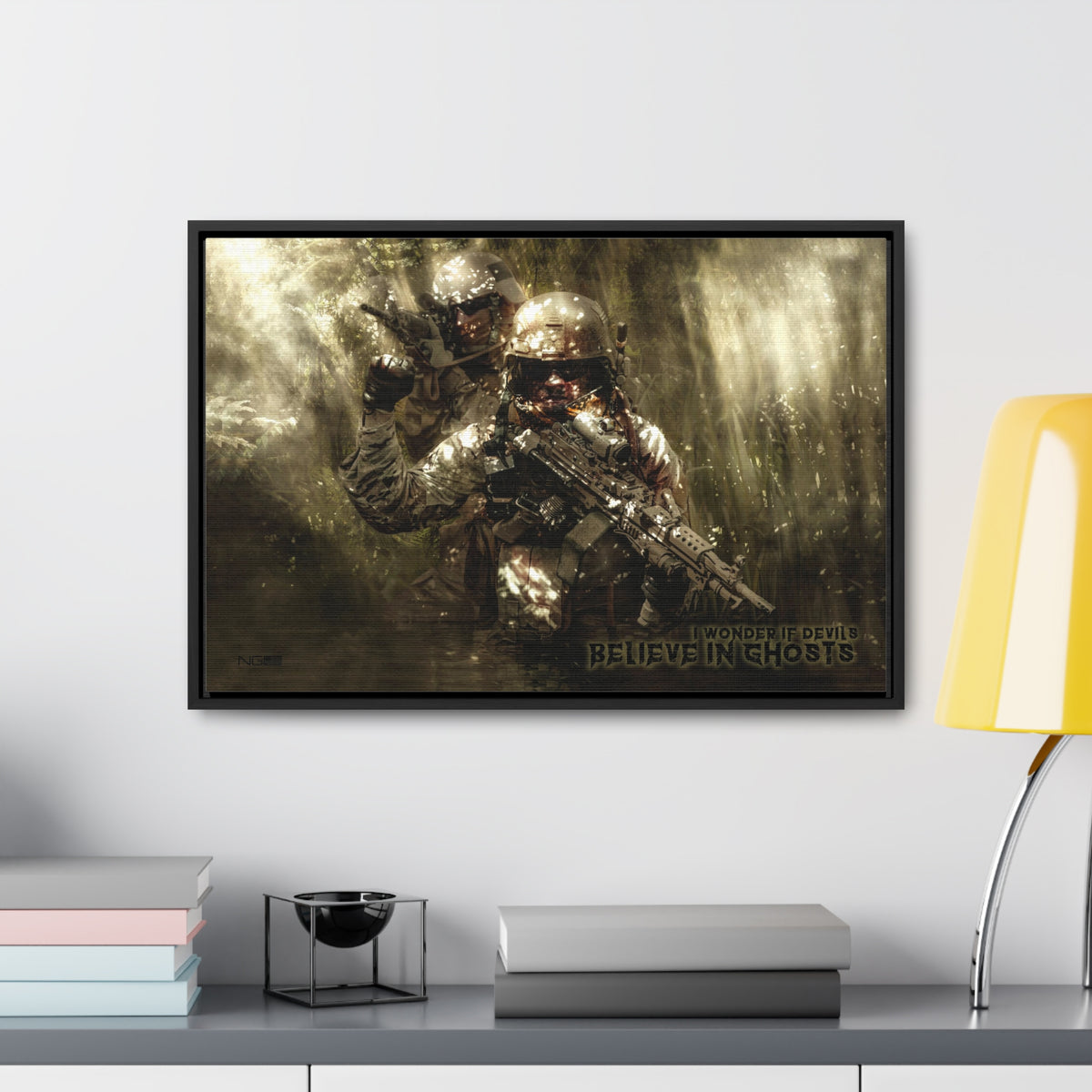 Hunting Devils - Framed Gallery Wrapped Canvas