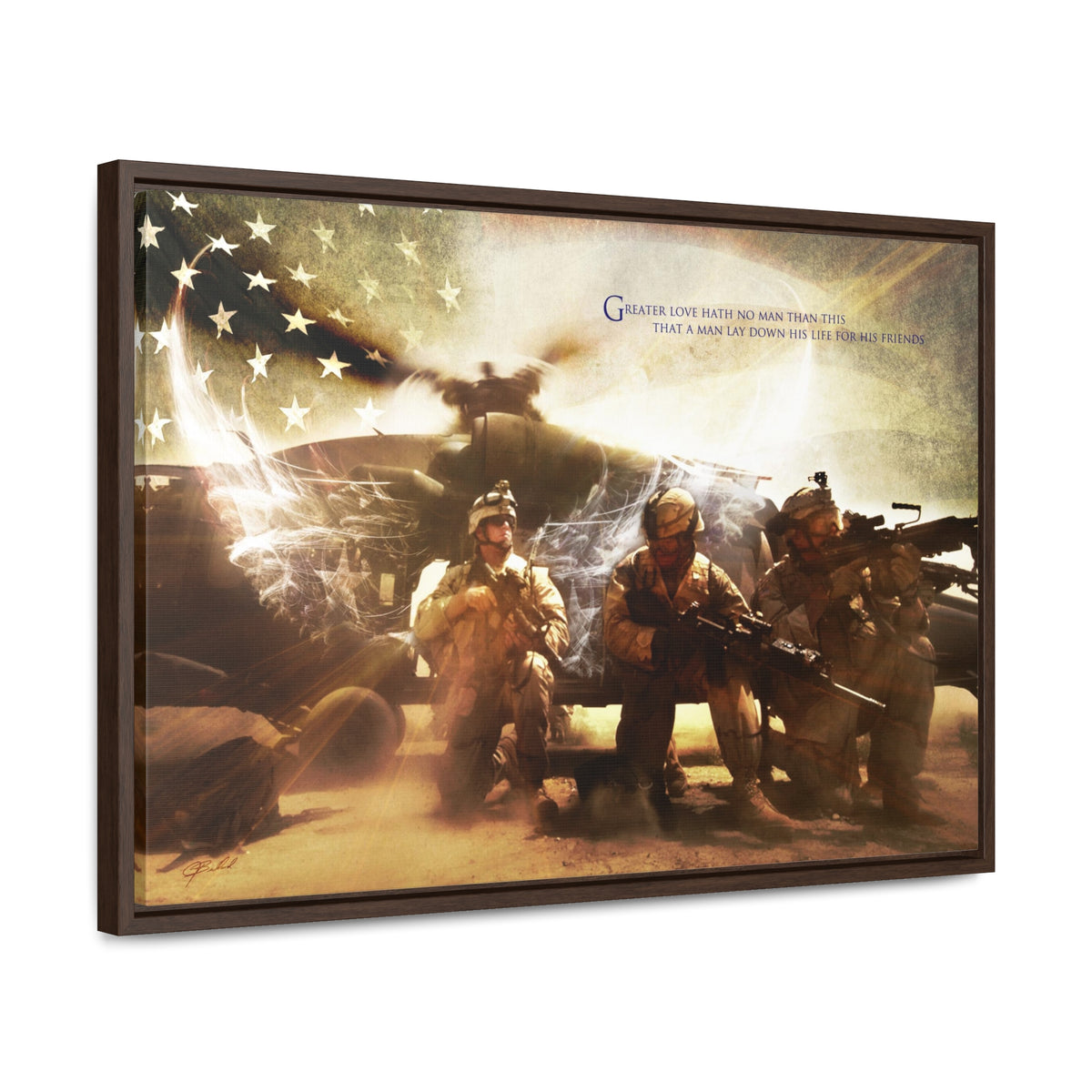 Angels on the Ground - Framed Gallery Wrapped Canvas