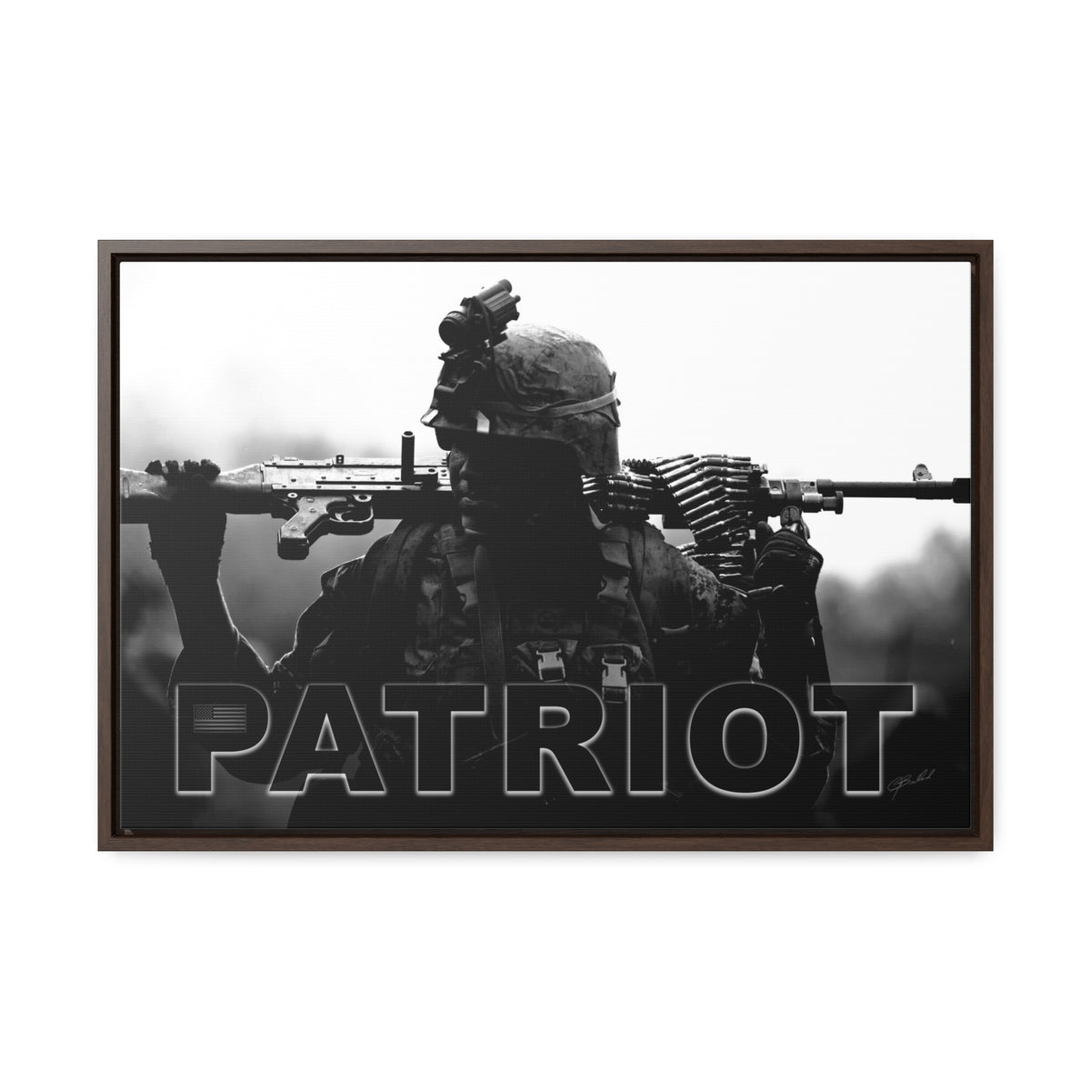 Patriot - Framed Gallery Wrapped Canvas