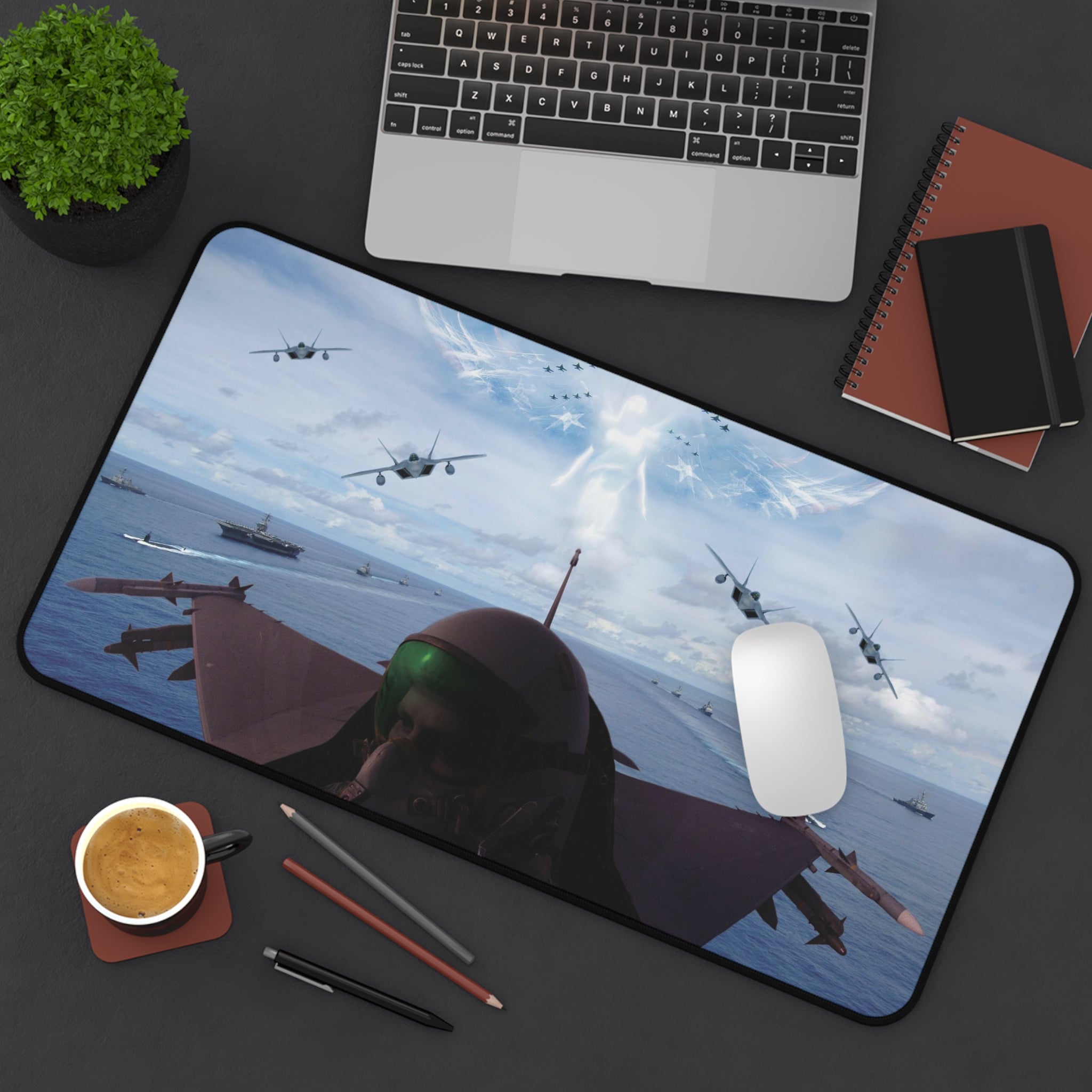 Mat Angels Angels Overhead Desk Mat - No Greater Love Art