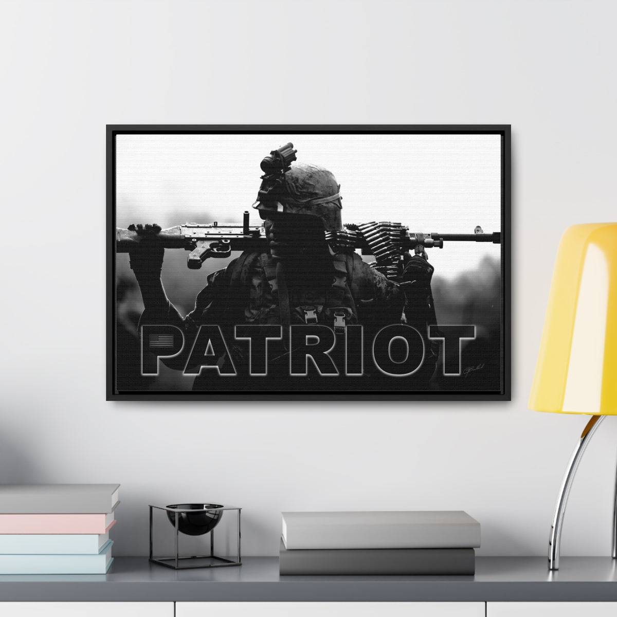 Patriot - Framed Gallery Wrapped Canvas