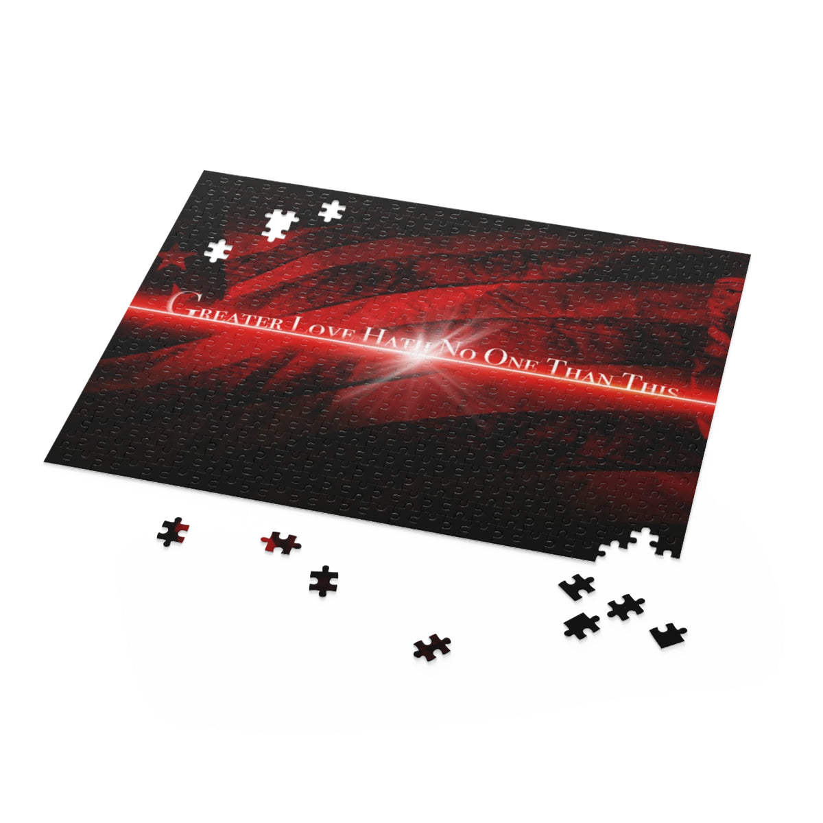 Red Line Flag Puzzle (120, 252, 500-Piece)