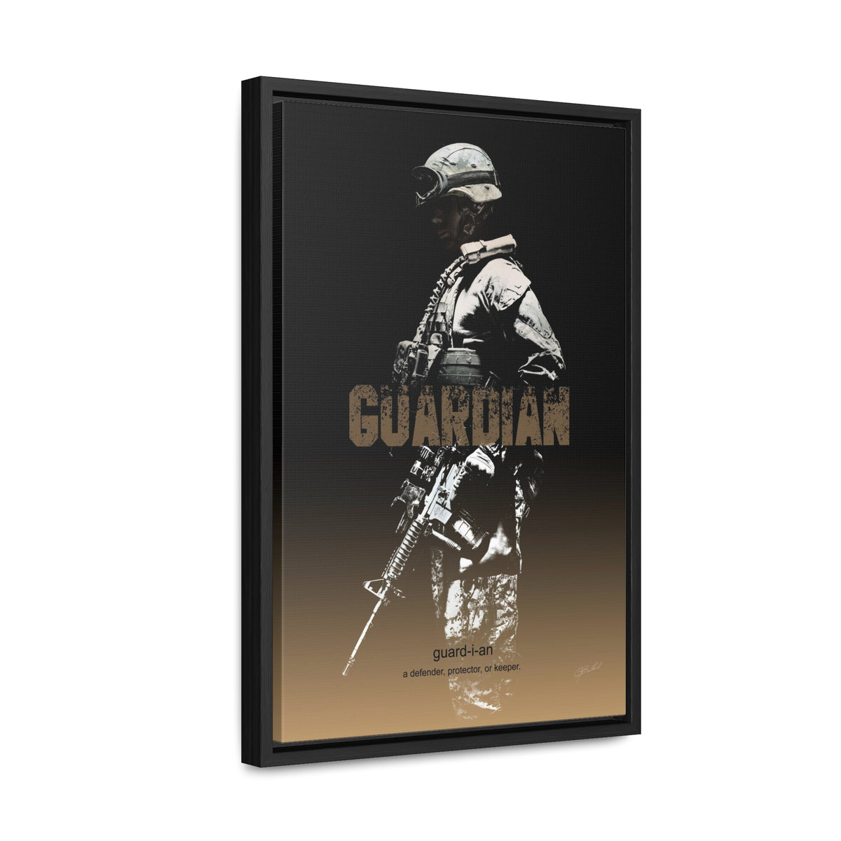 Guardian - Framed Gallery Wrapped Canvas