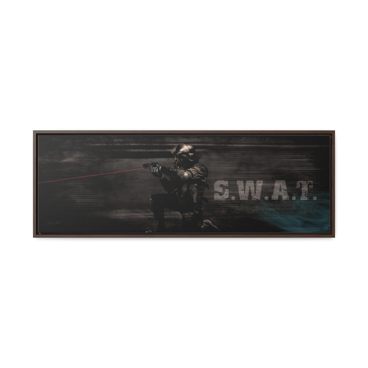 S.W.A.T.  - Framed Gallery Wrapped Canvas