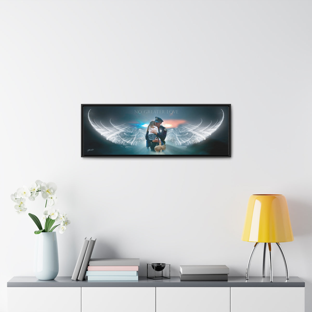 Police Rescue - Framed Gallery Wrapped Canvas