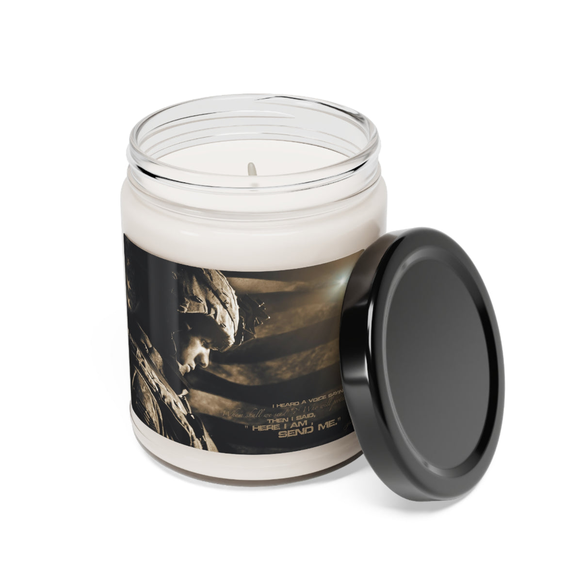 Send Me Military 9oz Scented Soy Candle