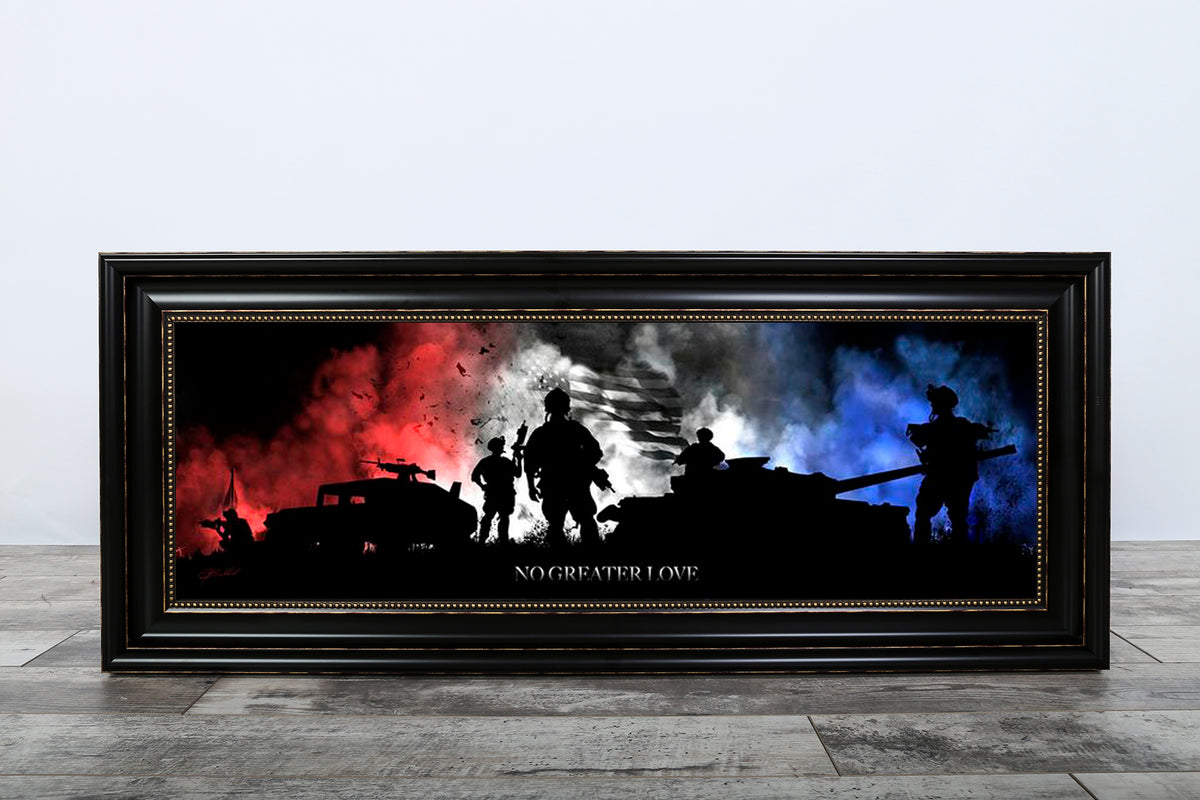 Colors Of Freedom - Framed &amp; Textured Art
