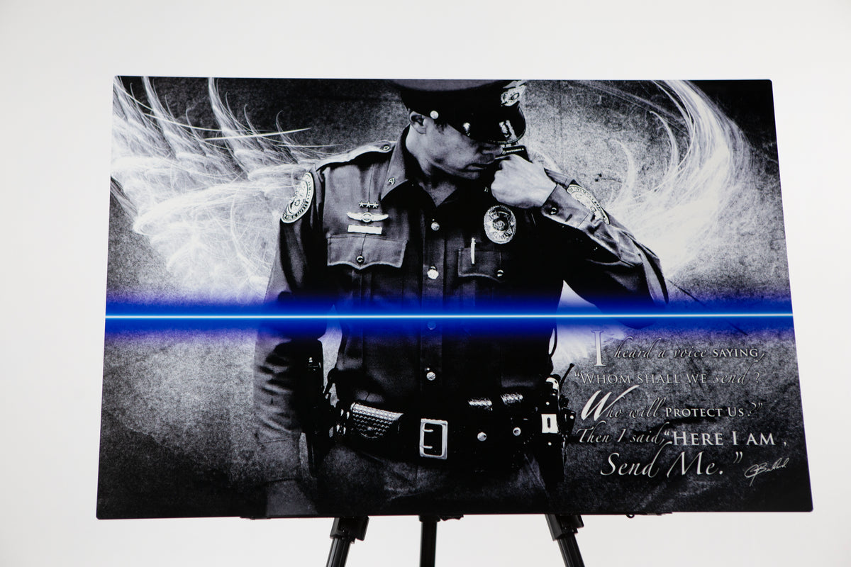police law enforcement art print
