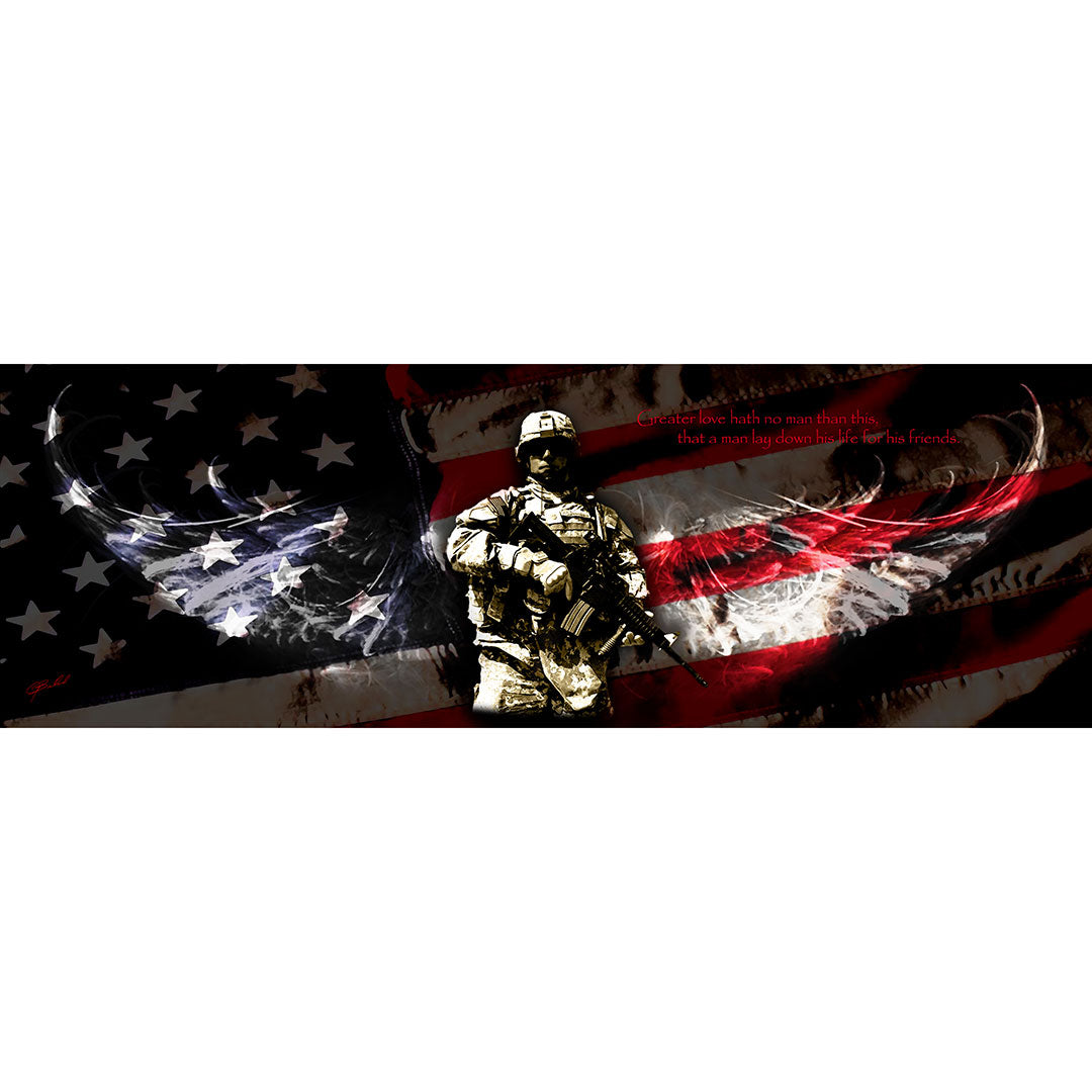American Soldier - Window Decal