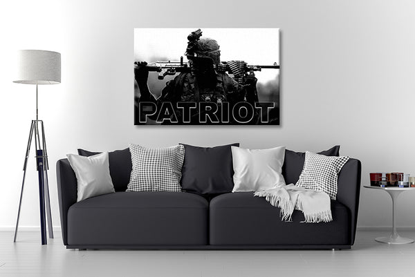 Military Art For Sale No Greater Love Art   Patriot Couch Ad 600x 