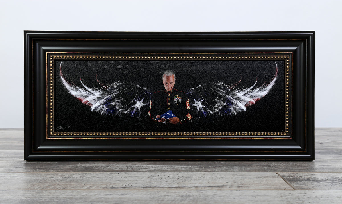 Veteran - Framed &amp; Textured Art