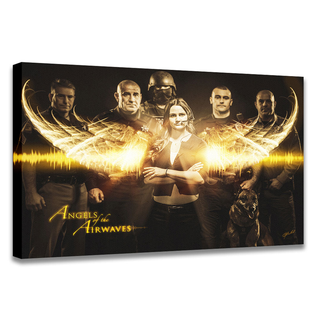 Angels of the Airwaves (Dispatcher) - Wrapped Canvas