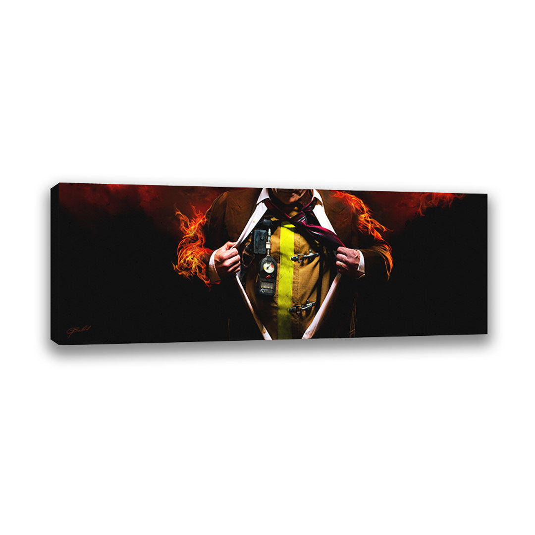 Answering the Call (Firefighter) - Wrapped Canvas