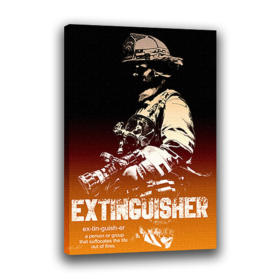 Extinguisher - Wrapped Canvas