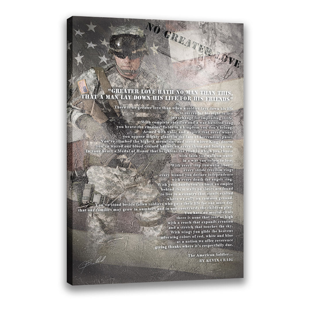 Stand &amp; Salute - Wrapped Canvas