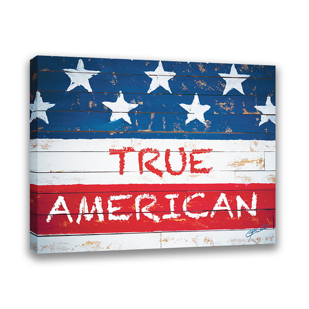 True American 2 - Wrapped Canvas