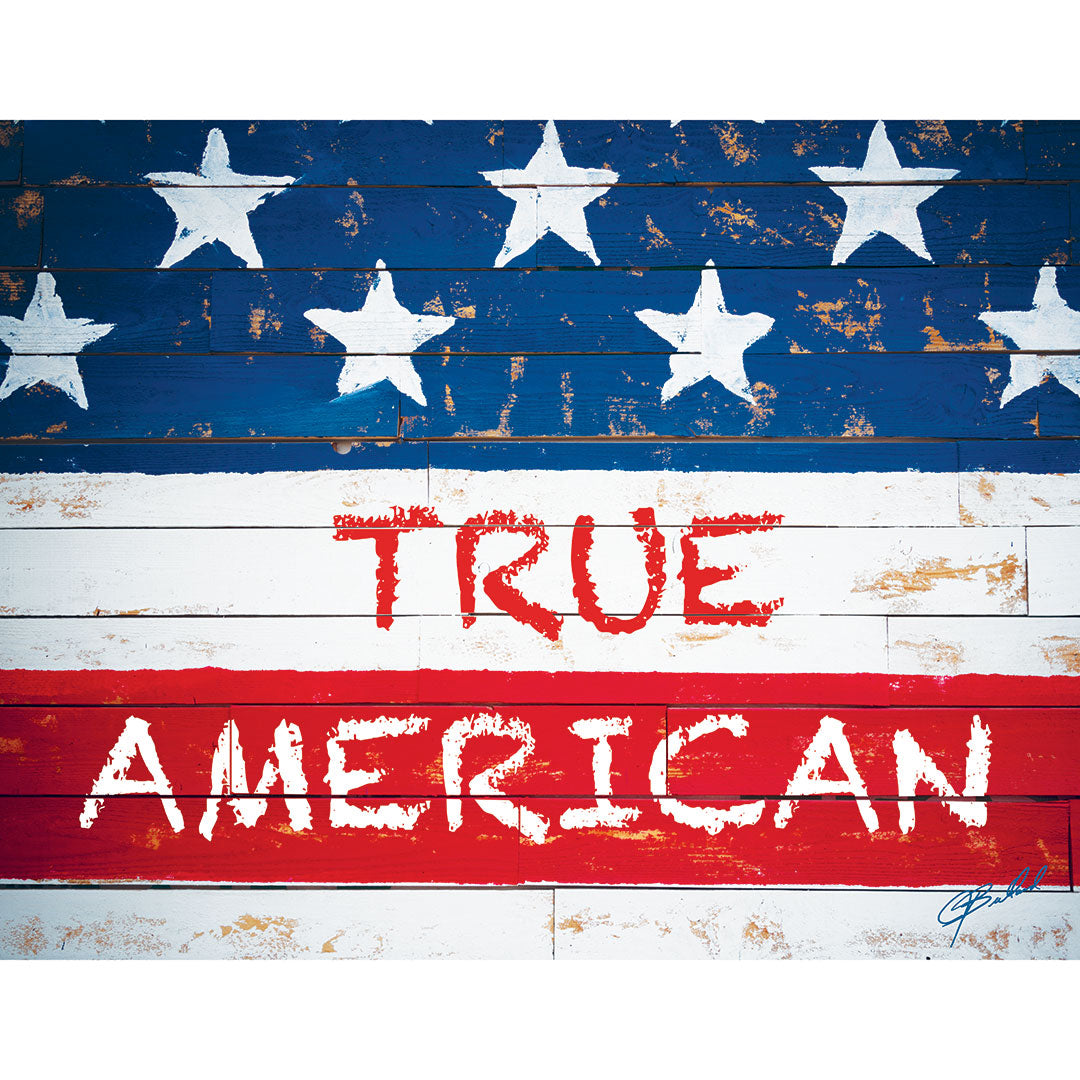 True American 2 - Wrapped Canvas