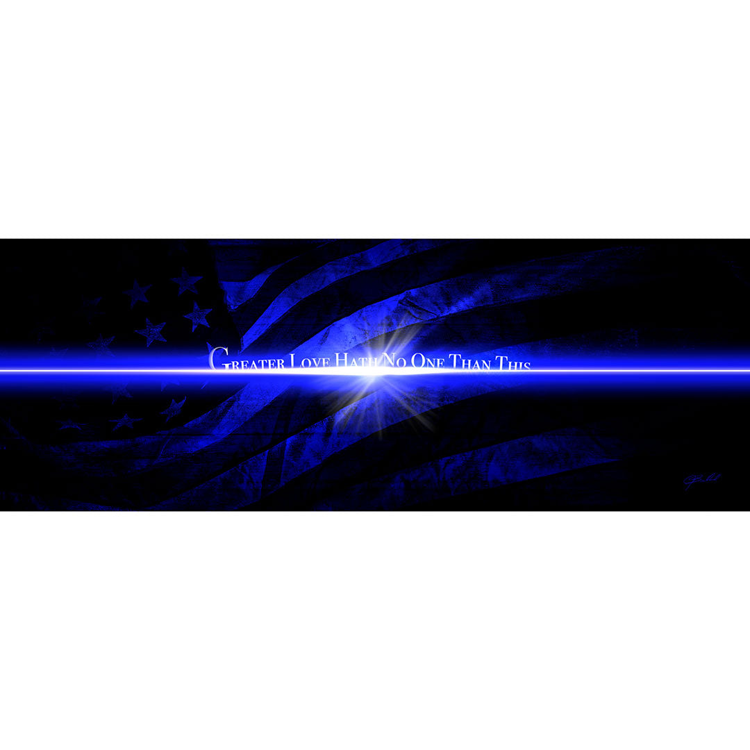 thin blue line art for sale