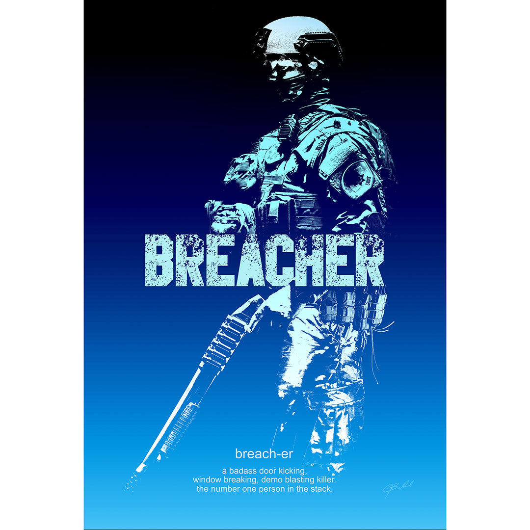 Breacher - Wrapped Canvas