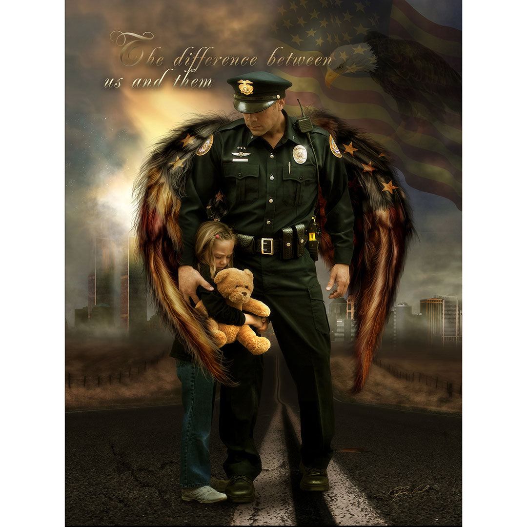 Police Officer Painting