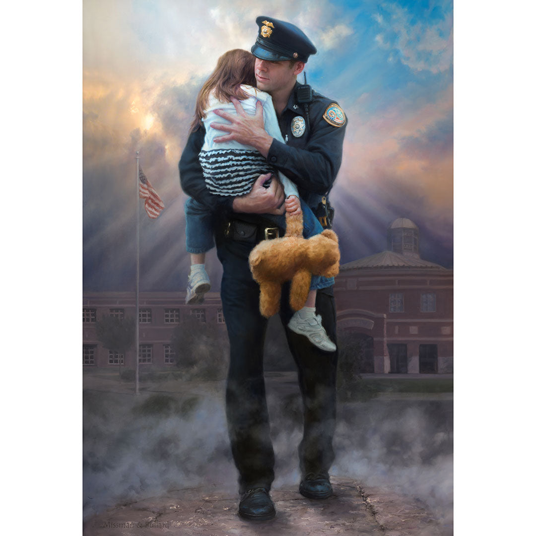 police art print