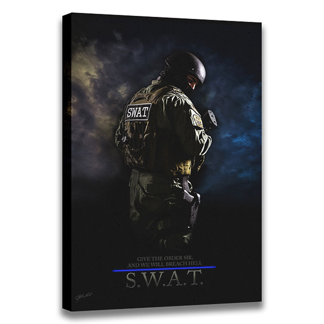 Give the Order - Wrapped Canvas